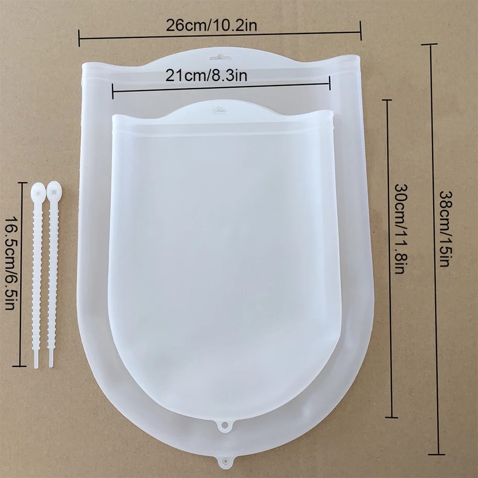Food Grade Silicone Dough Kneading Bag | - Elegant Households KE