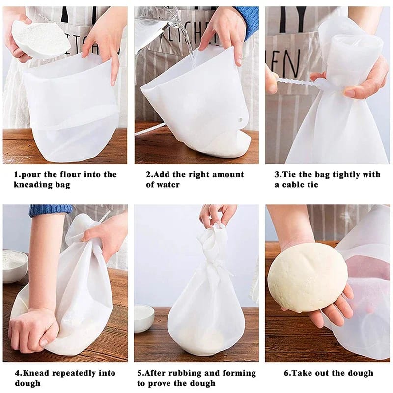 Food Grade Silicone Dough Kneading Bag | - Elegant Households KE
