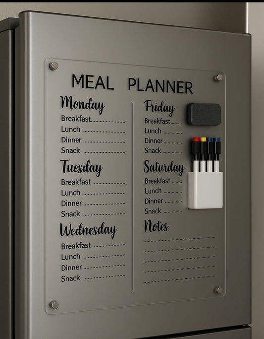 Fridge Magnetic Meal Planner | - Elegant Households KE