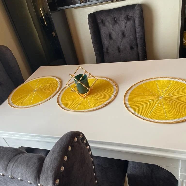 Fruit Shape Table Mats - 38cm Diameter | - Elegant Households KE