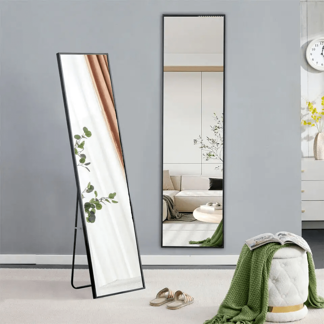 Full Length Mirror – Standing Nano Glass Floor Mirror