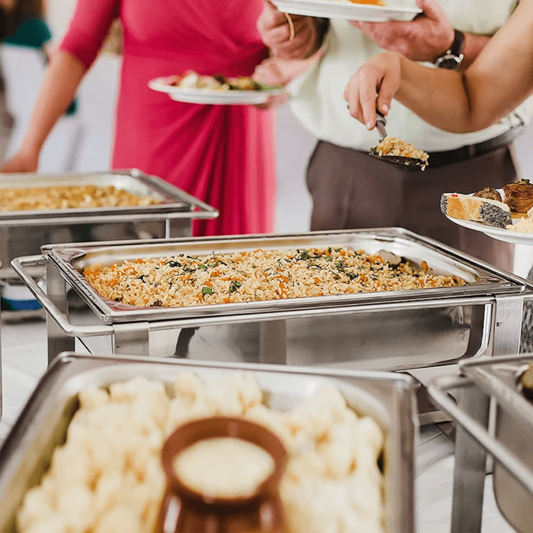 Full - Size Stainless Steel Chafing Dish Food Insert – 1/1 Catering Pan | - Elegant Households KE