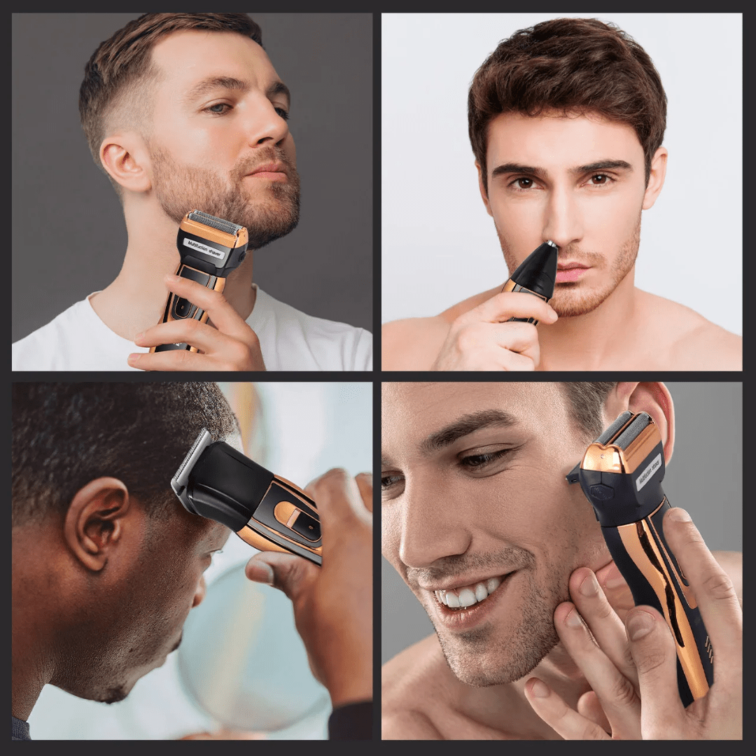 Geemy 3 in 1 Grooming Kit – Hair Clipper, Shaver and Nose Trimmer | - Elegant Households KE