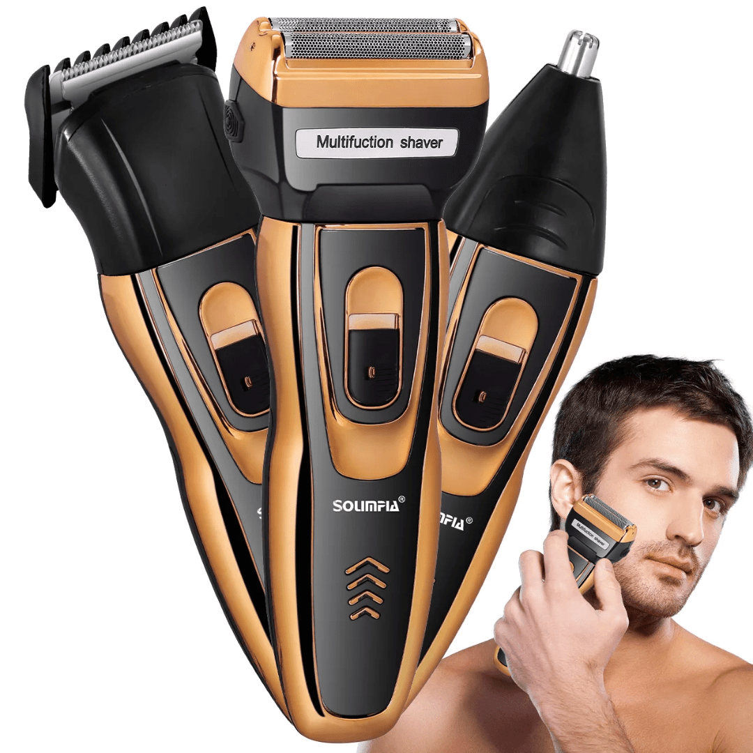 Geemy 3 in 1 Grooming Kit – Hair Clipper, Shaver and Nose Trimmer | - Elegant Households KE