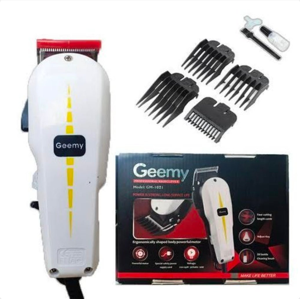 Geemy GM - 1021 Professional Hair Clipper – Powerful Electric Shaver | - Elegant Households KE