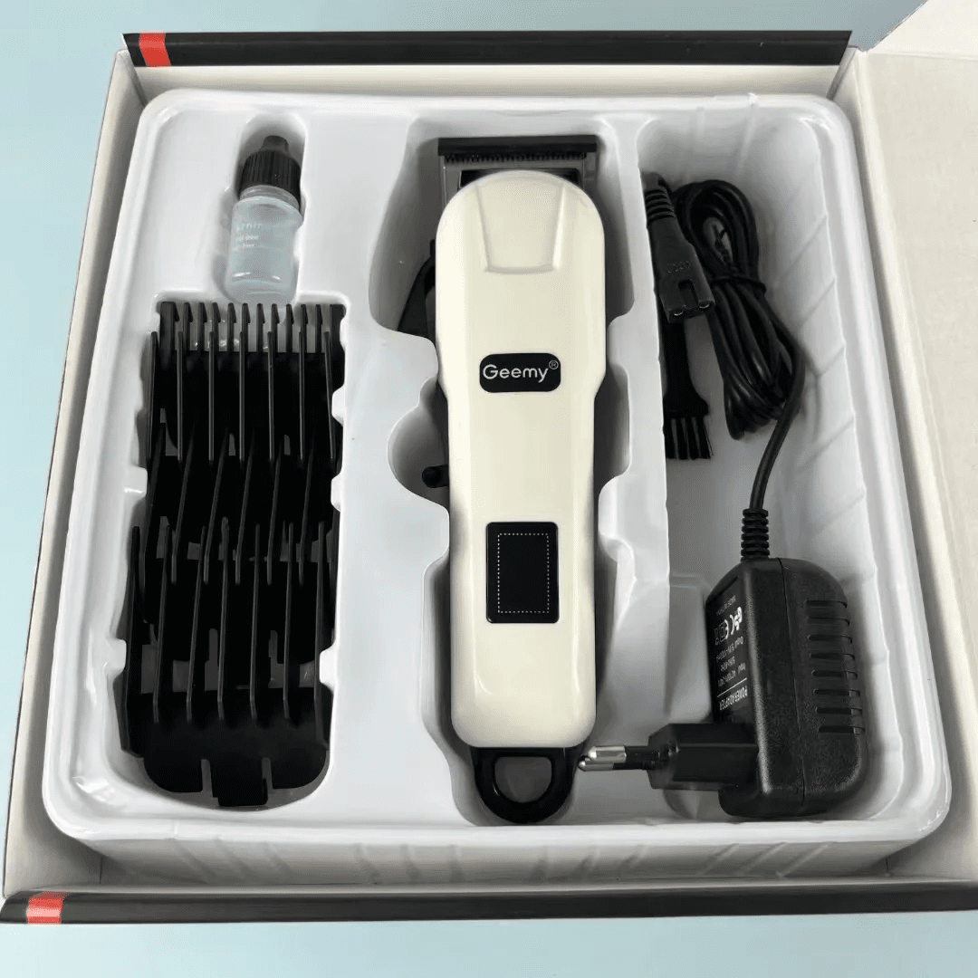 Geemy GM-6008 Rechargeable Hair Clipper – Professional Hair Trimmer for Home & Salon