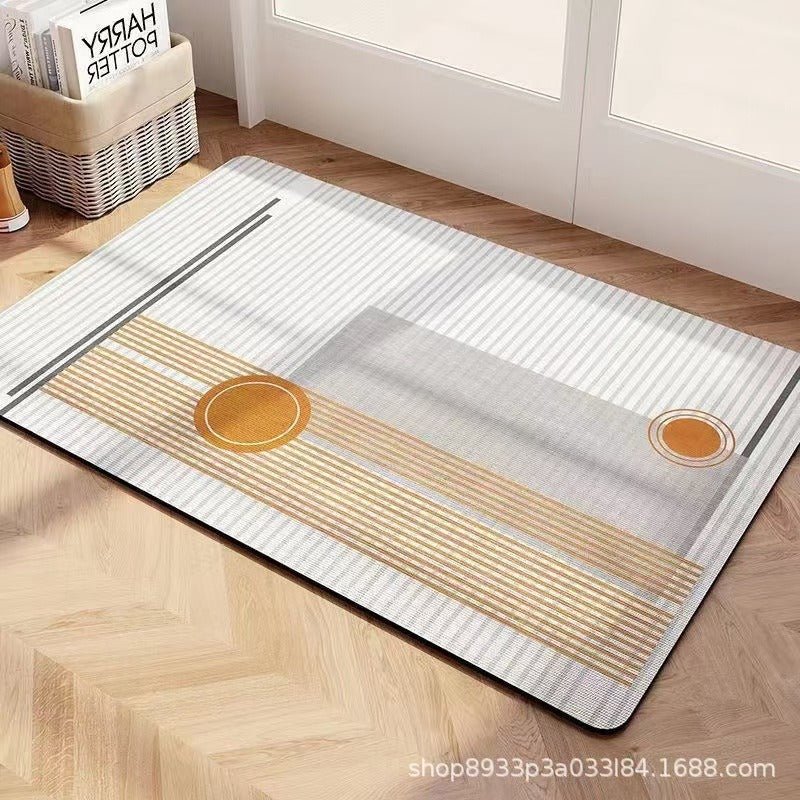 Geometric pattern door/bath mat | - Elegant Households KE
