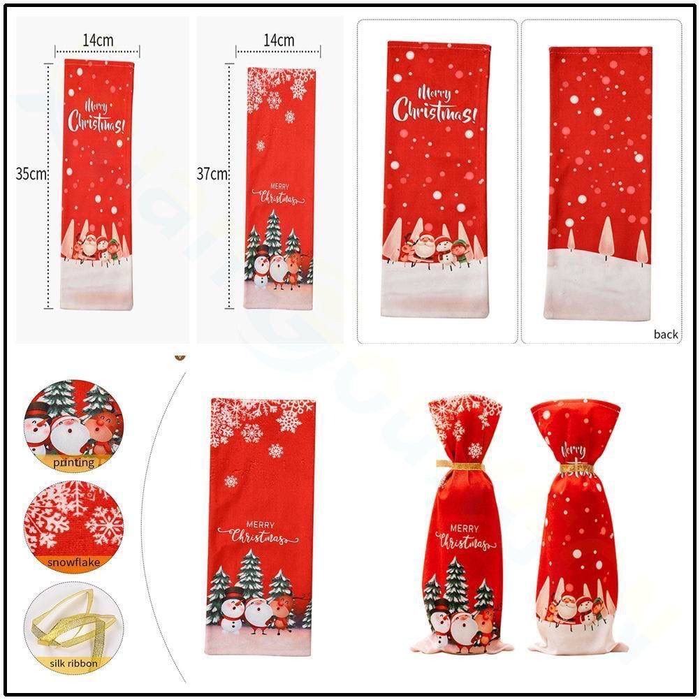 Gift / Wine bottle cover/ Christmas Gift bag | - Elegant Households KE