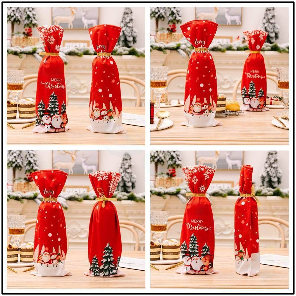 Gift / Wine bottle cover/ Christmas Gift bag | - Elegant Households KE