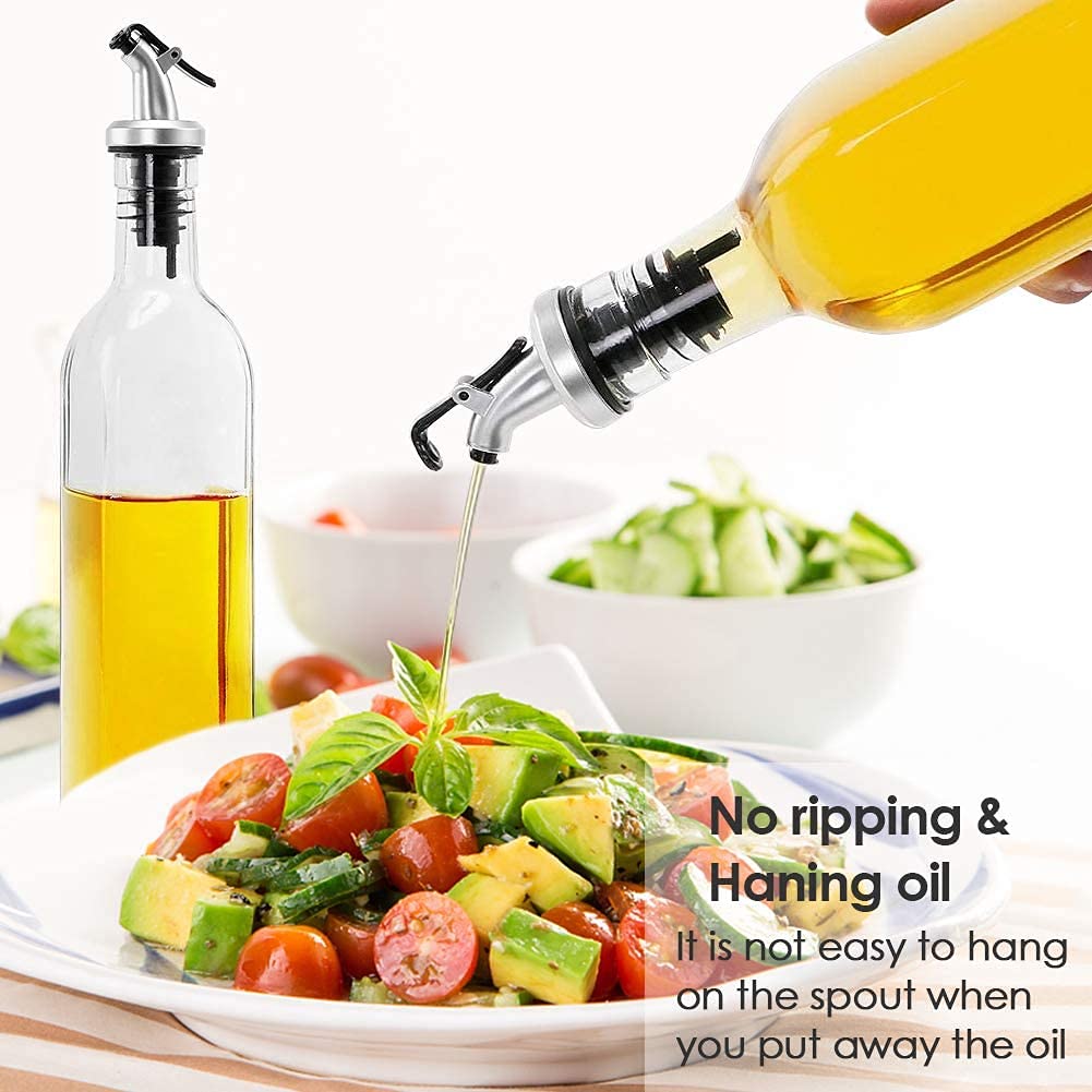 Glass 500ml glass oil dispenser | - Elegant Households KE