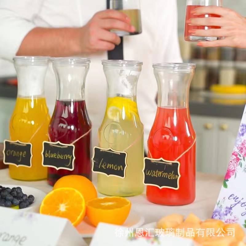 Glass Carafe with white Lids | - Elegant Households KE