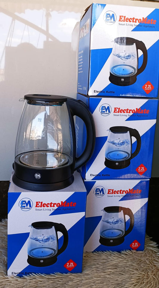 glass electric kettle price in kenya - Electromate Glass Electric Kettle