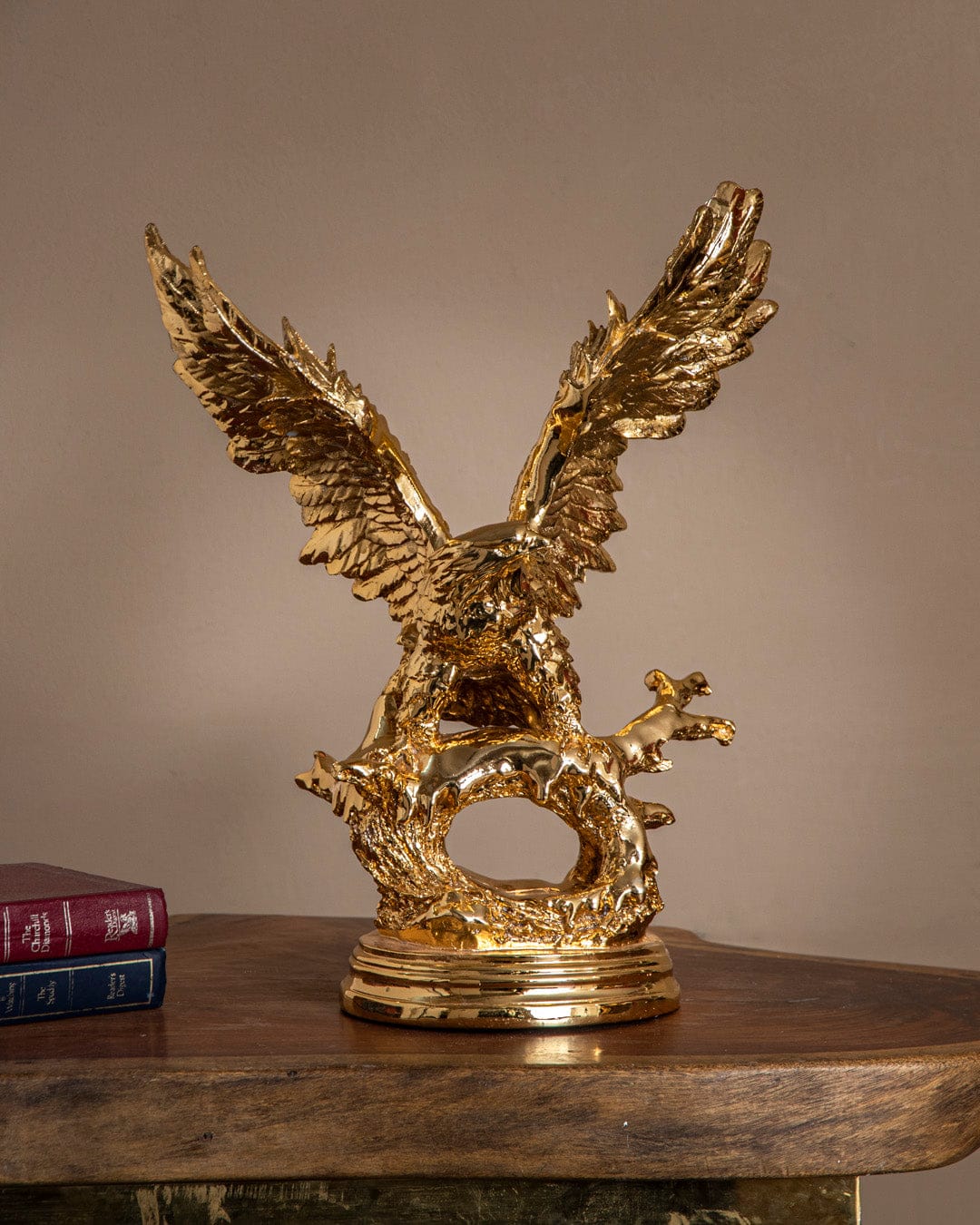 Golden Eagle Decorative Statue for Home & Office Decor | - Elegant Households KE