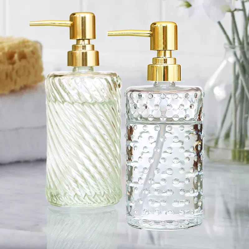 Golden Stainless Steel 400ml Shampoo Soap Dispenser | - Elegant Households KE