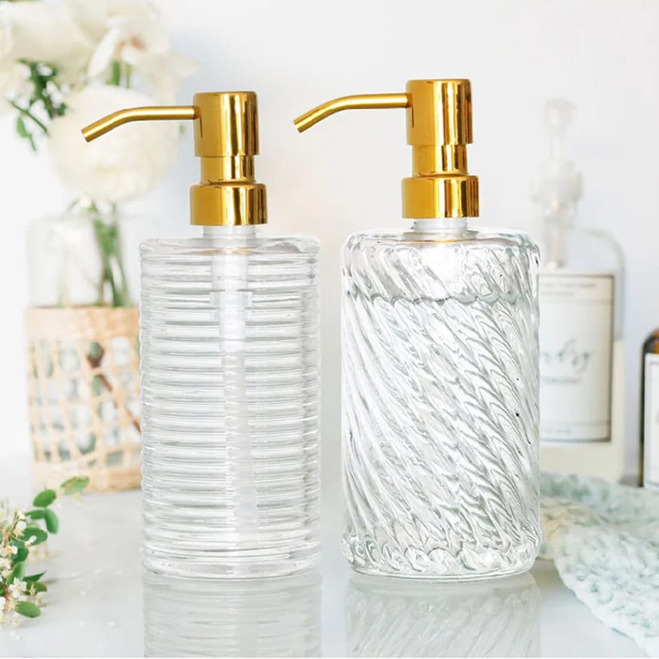 Golden Stainless Steel 400ml Shampoo Soap Dispenser | - Elegant Households KE