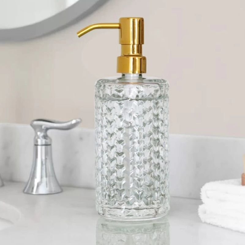 Golden Stainless Steel 400ml Shampoo Soap Dispenser | - Elegant Households KE