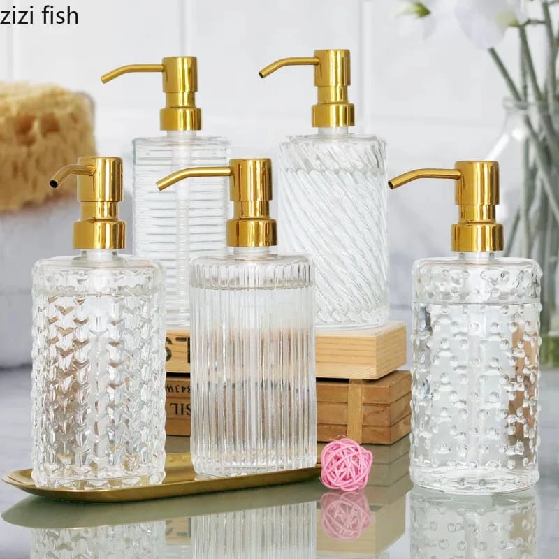 Golden Stainless Steel 400ml Shampoo Soap Dispenser | - Elegant Households KE