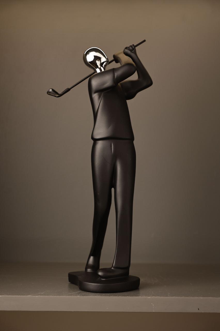 Golfer 🏌️‍♀️ Sculpture Ceramic Decor piece | - Elegant Households KE