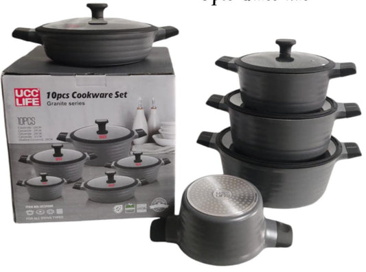 GRANITE COOKWARE SET | - Elegant Households KE