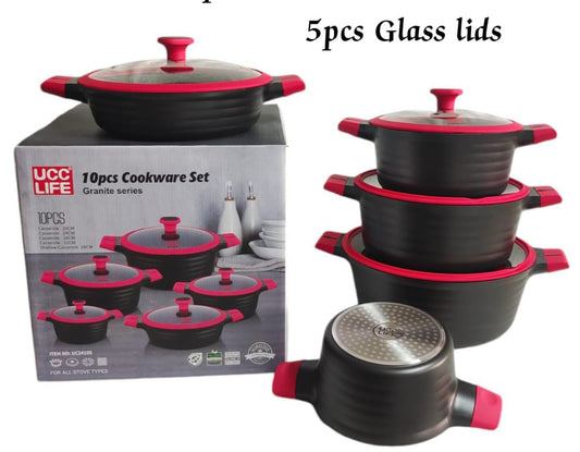 GRANITE COOKWARE SET | - Elegant Households KE