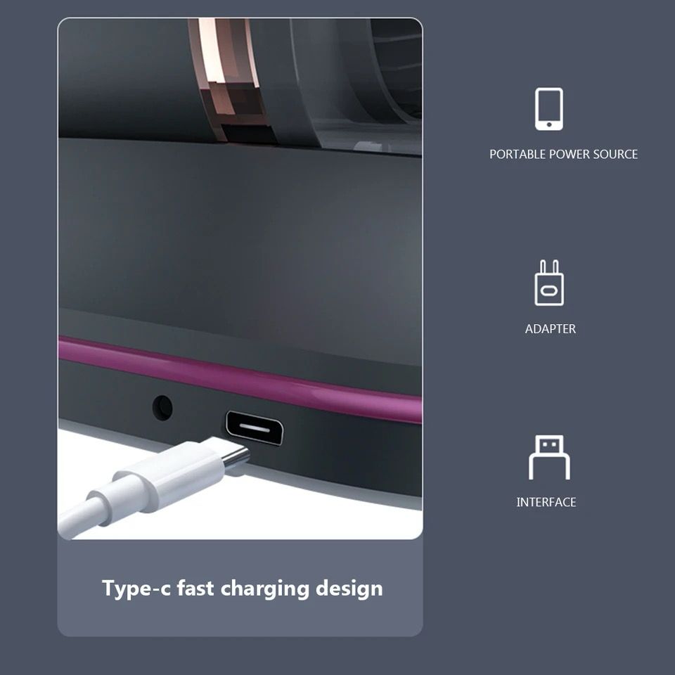 Handheld Mattress Vacuum Cleaner Powerful Suction Mite Removal | - Elegant Households KE