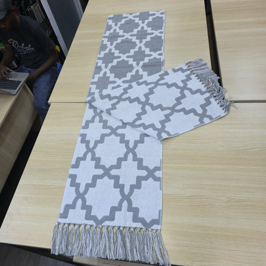 Handmade Double - Sided Cotton Linen Table Runner | - Elegant Households KE
