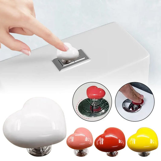 Heart Shape Toilet Presser Love Toilet Press | - Elegant Households KE