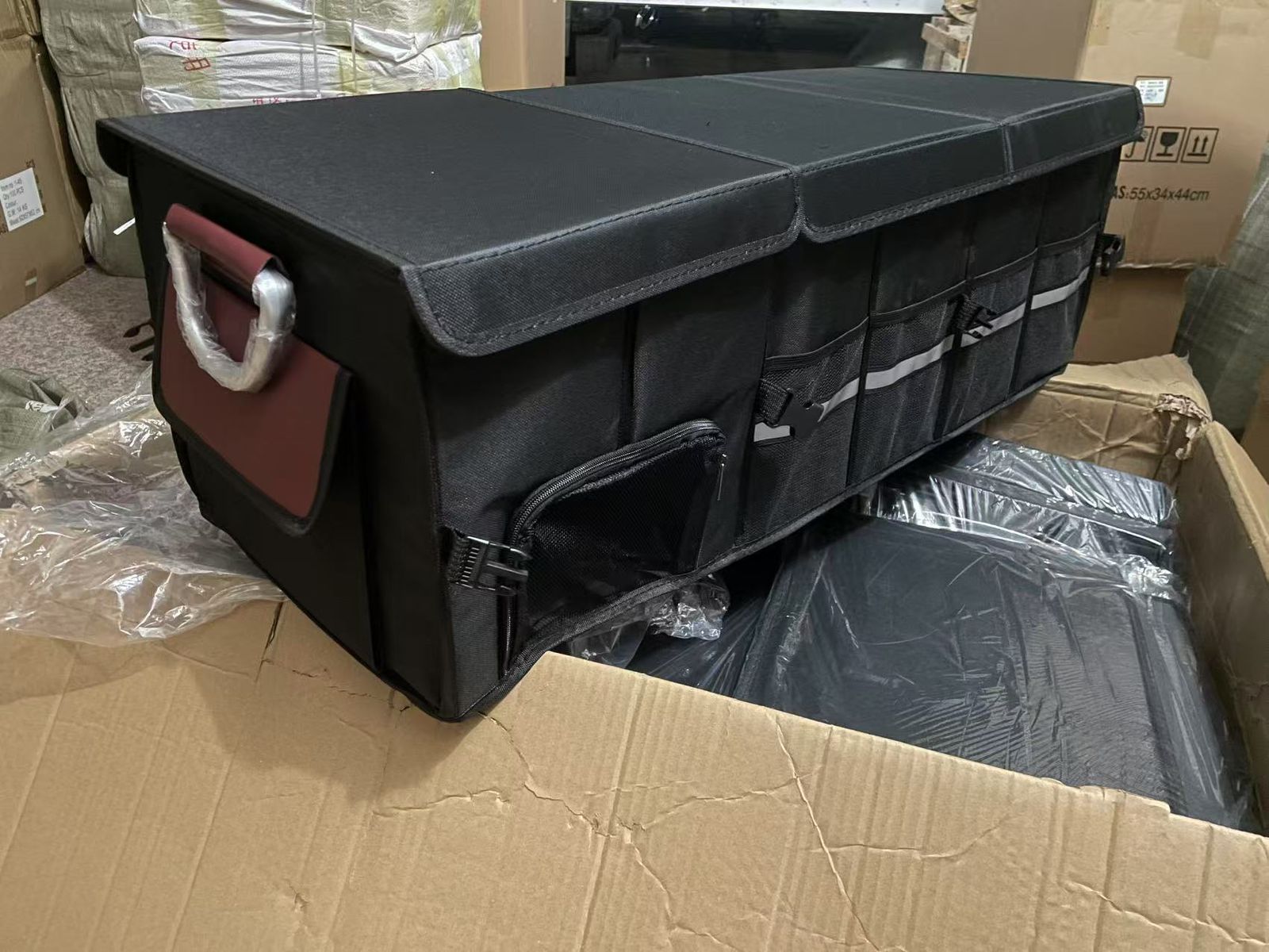 Heavy Duty Car Boot/Trunk Organizer with mutliple Compartments | - Elegant Households KE