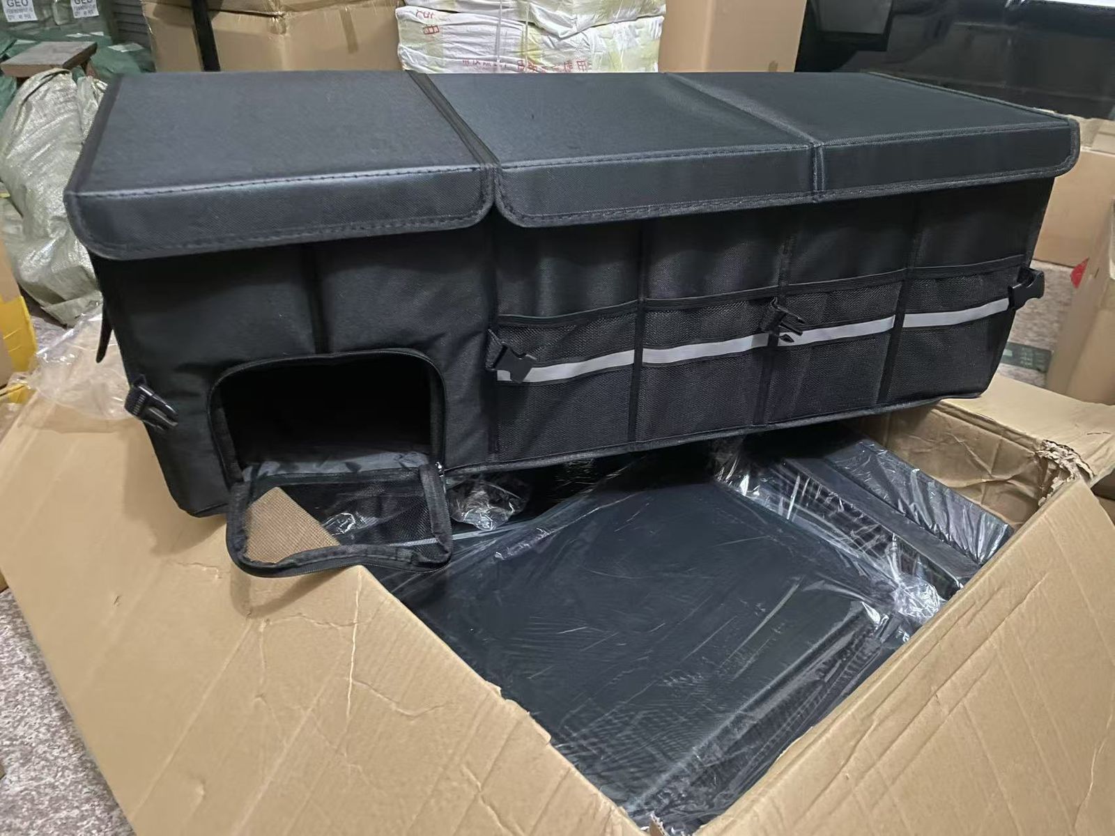 Heavy Duty Car Boot/Trunk Organizer with mutliple Compartments | - Elegant Households KE