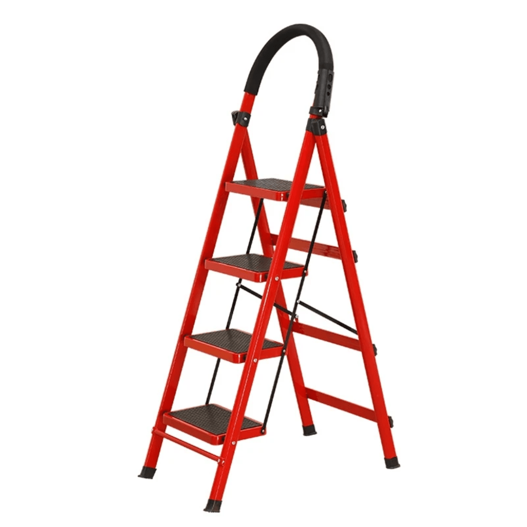 Step Ladder - Heavy-Duty Folding Step Ladder with Anti-Slip Design