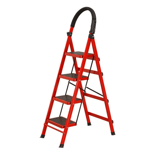 Step Ladder - Heavy-Duty Folding Step Ladder with Anti-Slip Design