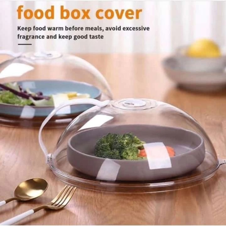 Heavy Microwave Cover with White Handle | - Elegant Households KE