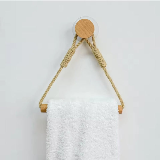 Hemp Rope with bamboo tissue Holder | - Elegant Households KE