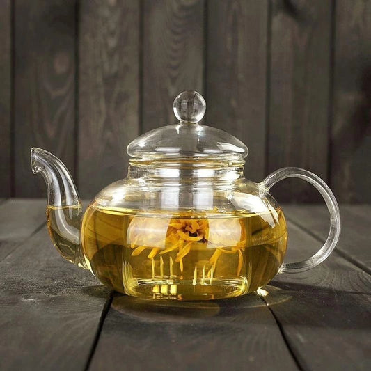 High Borosilicate Glass Tea/Coffee pot | - Elegant Households KE