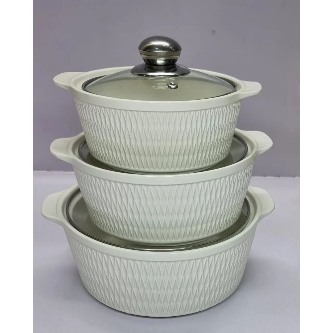 High Quality 3 in 1 Ceramic Serving Dish | - Elegant Households KE
