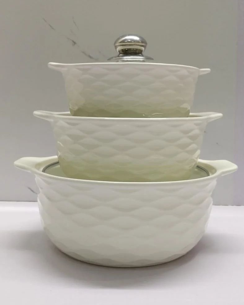 High Quality 3 in 1 Ceramic Serving Dish | - Elegant Households KE