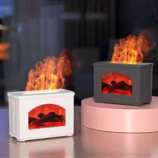 High - Quality 3D Fireplace Aromatherapy Diffuser | - Elegant Households KE