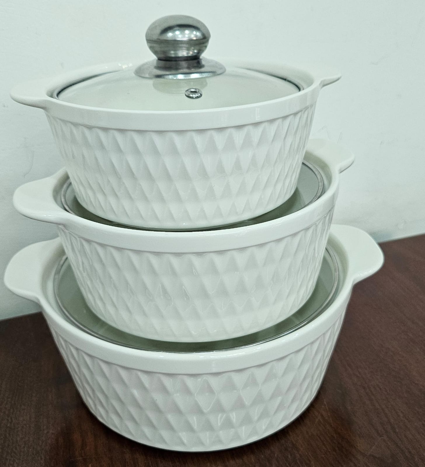 High quality 3in1 ceramic serving dish | - Elegant Households KE