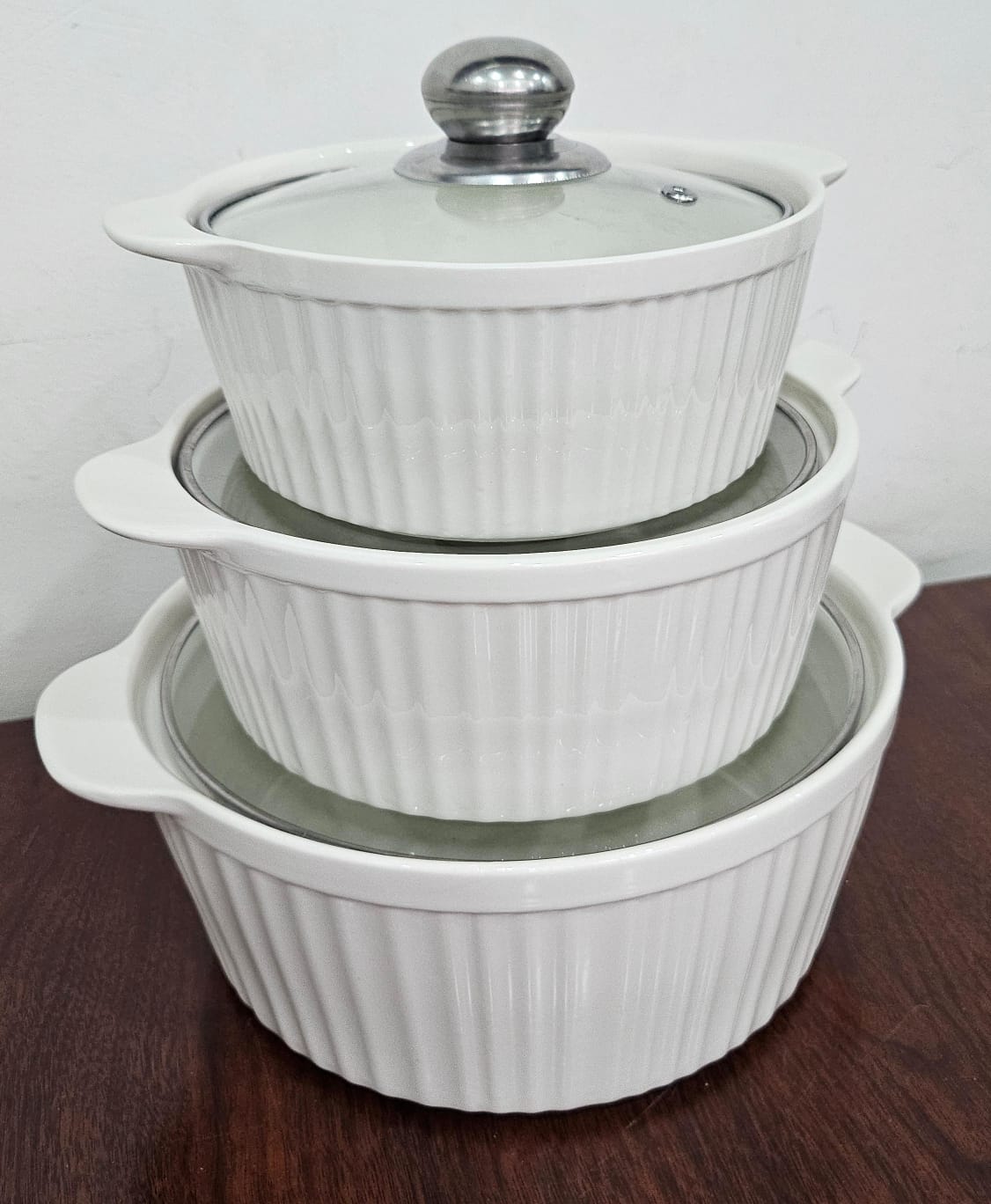 High quality 3in1 ceramic serving dish | - Elegant Households KE