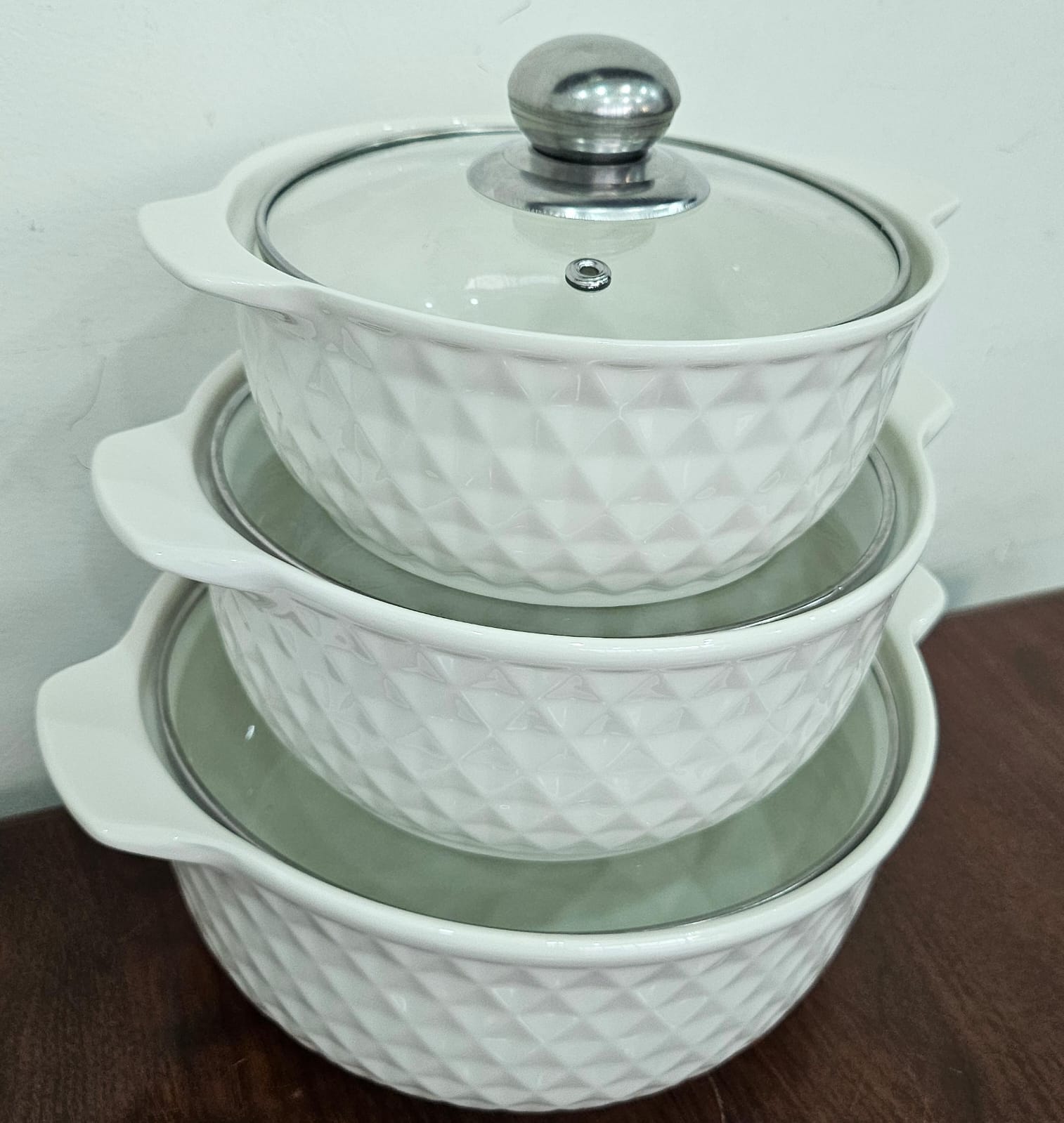 High quality 3in1 ceramic serving dish | - Elegant Households KE