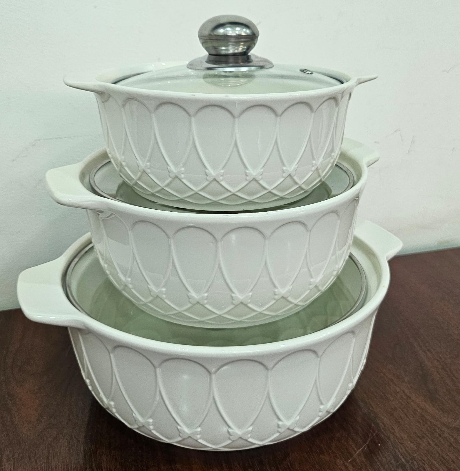 High quality 3in1 ceramic serving dish | - Elegant Households KE