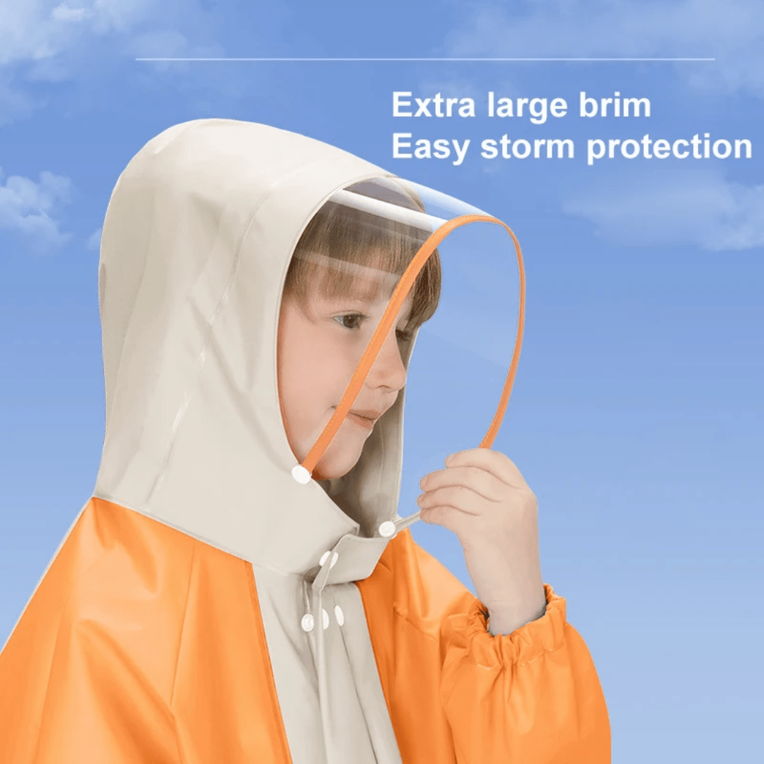 High quality children's raincoat with wide brim hat | - Elegant Households KE