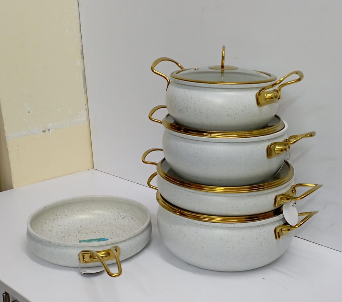 High quality DONNOR HEAVY ELEGANT 11pcs Granite serving/cooking | - Elegant Households KE