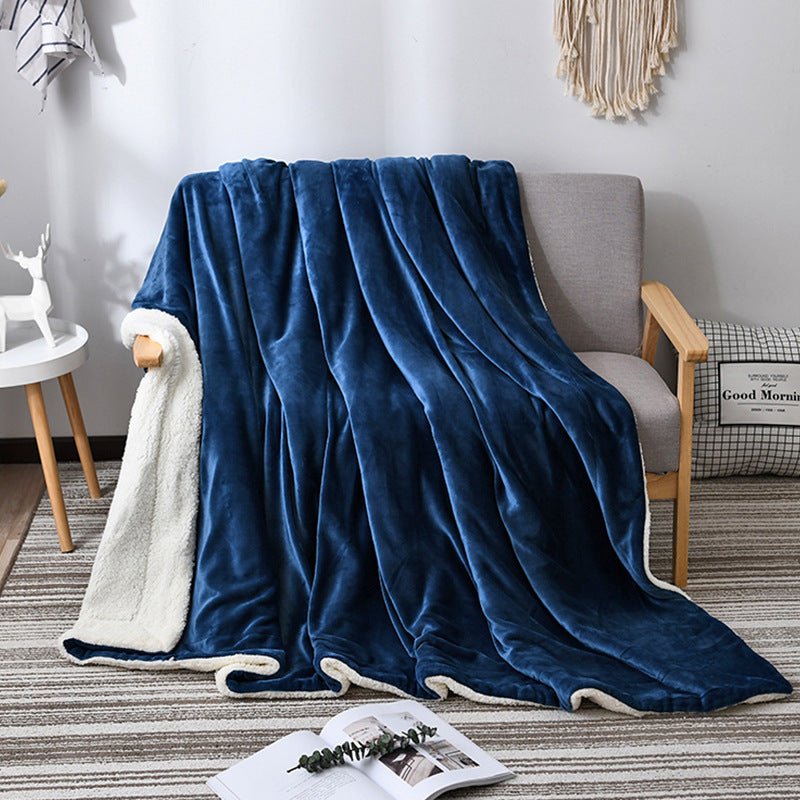 High Quality Double Layer Sherpa Throw Blanket | - Elegant Households KE