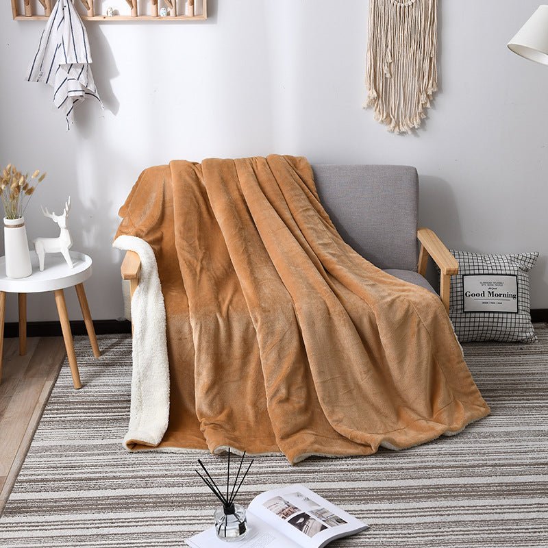 High Quality Double Layer Sherpa Throw Blanket | - Elegant Households KE