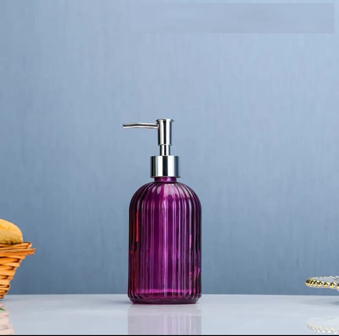 High quality glass soap dispenser | - Elegant Households KE