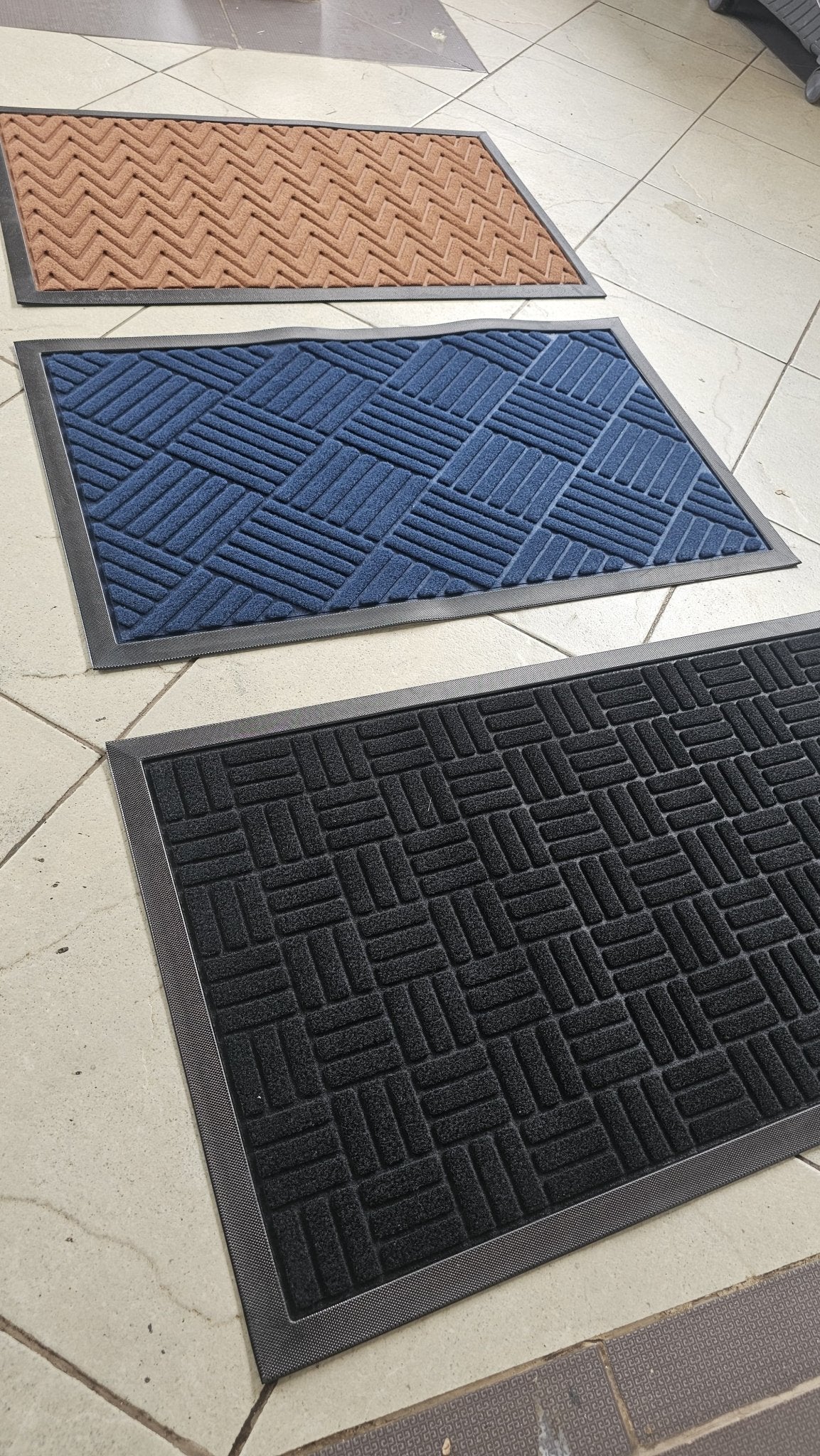 High Quality Non - Slip, Wear - Resistant Rubber Doormat ✨ | - Elegant Households KE