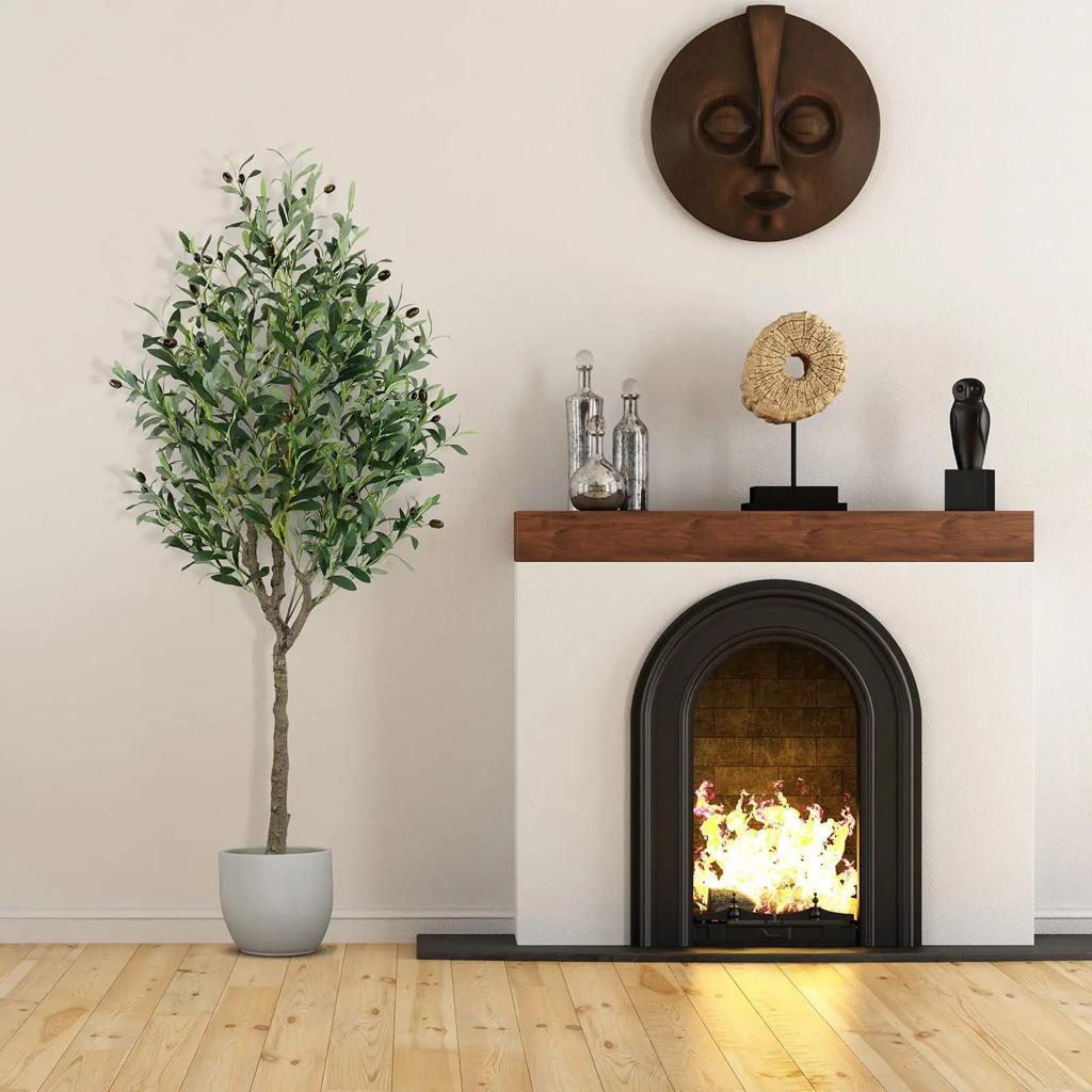 High quality real touch olive plants with fruits | - Elegant Households KE