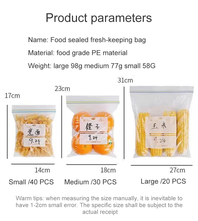 High quality Reusable freezer bags | - Elegant Households KE