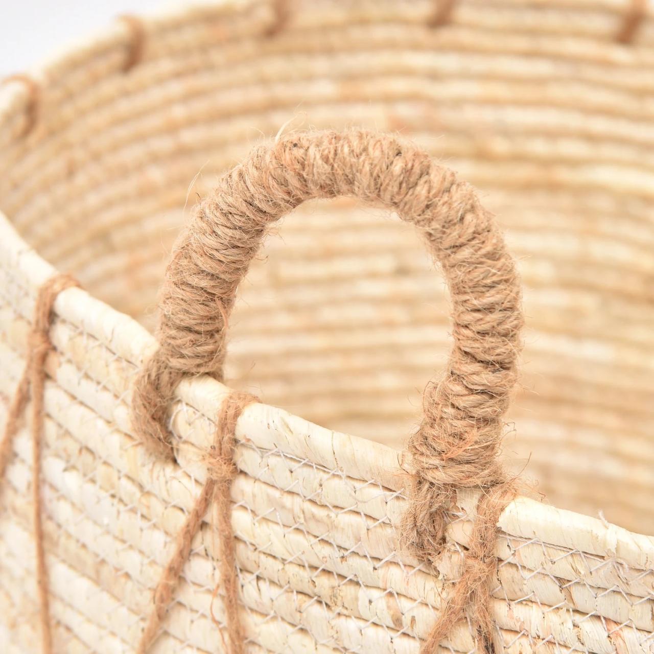 High Quality Set of 3 Stackable handmade baskets 🧺  | - Elegant Households KE